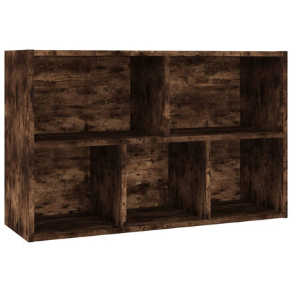 Bücherregal/Sideboard Räuchereiche 50x25x80 cm Holzwerkstoff - Pazzar.ch