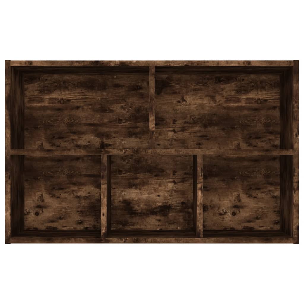 Bücherregal/Sideboard Räuchereiche 50x25x80 cm Holzwerkstoff - Pazzar.ch