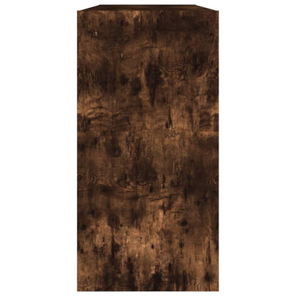 Bücherregal/Sideboard Räuchereiche 50x25x80 cm Holzwerkstoff - Pazzar.ch