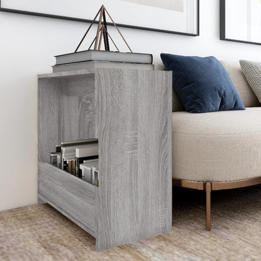 Beistelltisch Grau Sonoma 50x26x50 cm Holzwerkstoff - Pazzar.ch