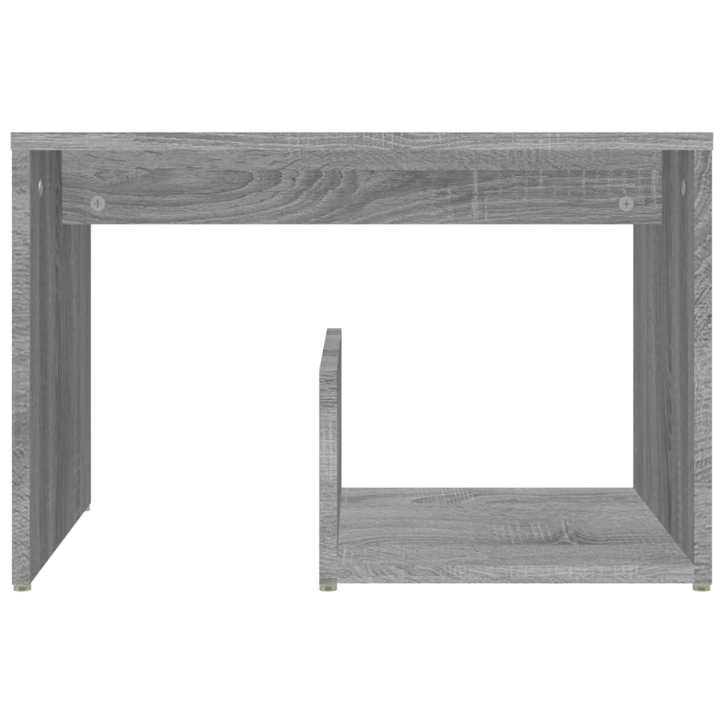 Beistelltisch Grau Sonoma 59x36x38 cm Holzwerkstoff - Pazzar.ch