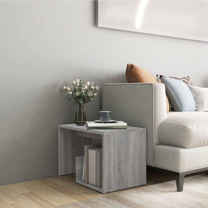 Beistelltisch Grau Sonoma 59x36x38 cm Holzwerkstoff - Pazzar.ch