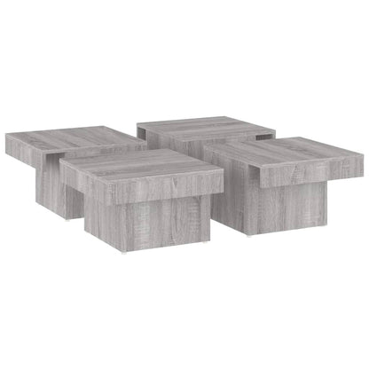 Couchtisch Grau Sonoma 90x90x28 cm Holzwerkstoff - Pazzar.ch