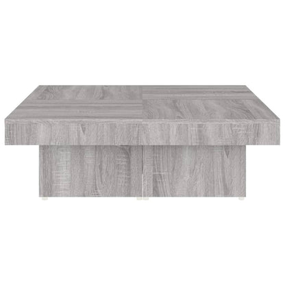 Couchtisch Grau Sonoma 90x90x28 cm Holzwerkstoff - Pazzar.ch