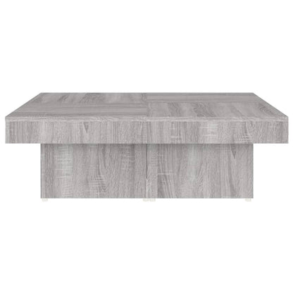 Couchtisch Grau Sonoma 90x90x28 cm Holzwerkstoff - Pazzar.ch
