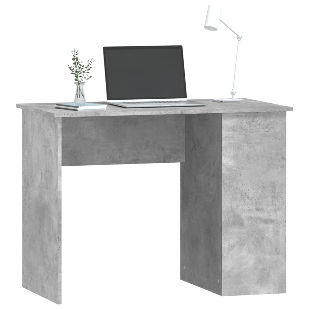Schreibtisch Betongrau 100x55x75 cm Holzwerkstoff - Pazzar.ch