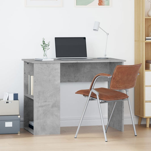 Schreibtisch Betongrau 100x55x75 cm Holzwerkstoff - Pazzar.ch