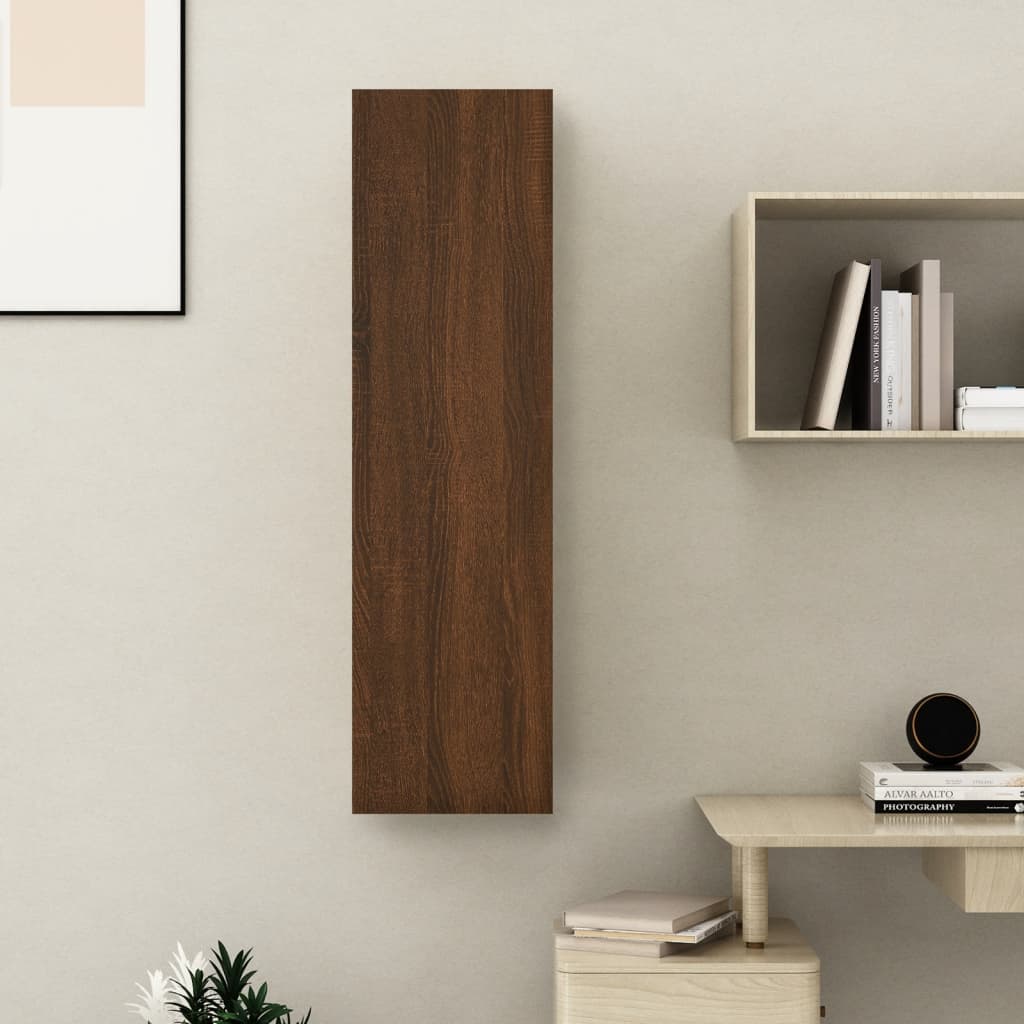 TV-Wandschrank Braun Eichen-Optik 30,5x30x110 cm - Pazzar.ch