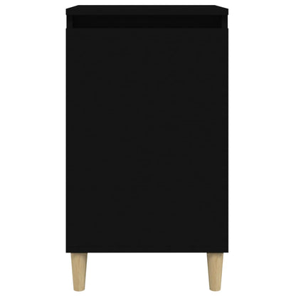 Nachttische 2 Stk. Schwarz 40x35x70 cm Holzwerkstoff - Pazzar.ch