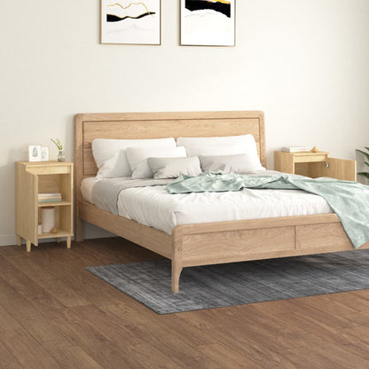 Nachttische 2 Stk. Sonoma-Eiche 40x35x70 cm Holzwerkstoff - Pazzar.ch