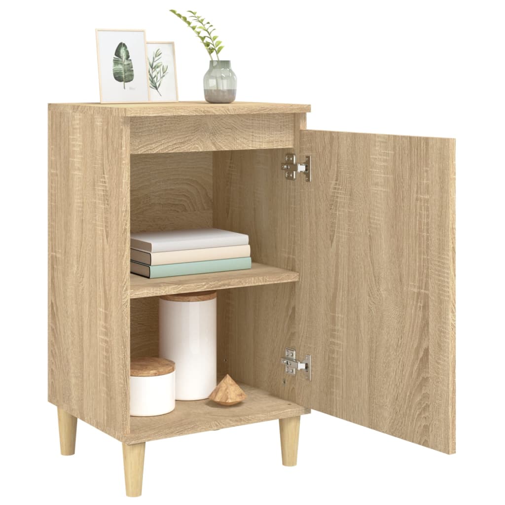 Nachttische 2 Stk. Sonoma-Eiche 40x35x70 cm Holzwerkstoff - Pazzar.ch