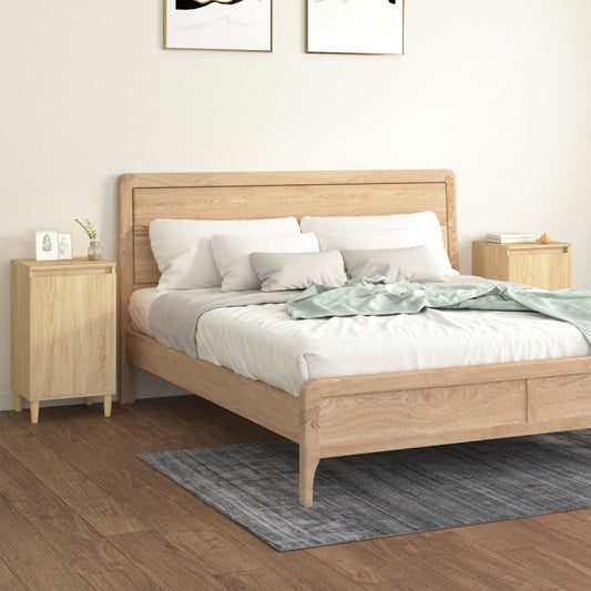 Nachttische 2 Stk. Sonoma-Eiche 40x35x70 cm Holzwerkstoff - Pazzar.ch