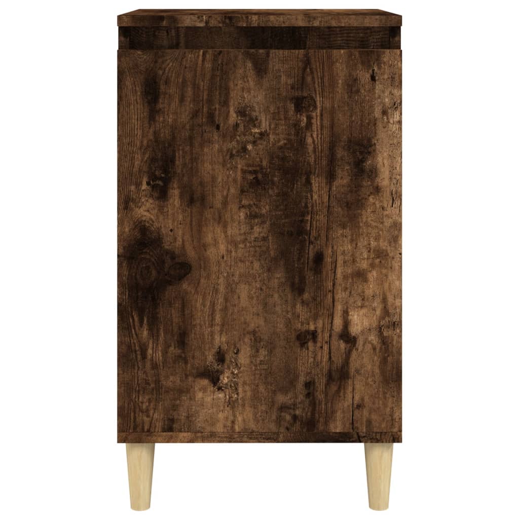 Nachttische 2 Stk. Räuchereiche 40x35x70 cm Holzwerkstoff - Pazzar.ch