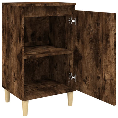 Nachttische 2 Stk. Räuchereiche 40x35x70 cm Holzwerkstoff - Pazzar.ch