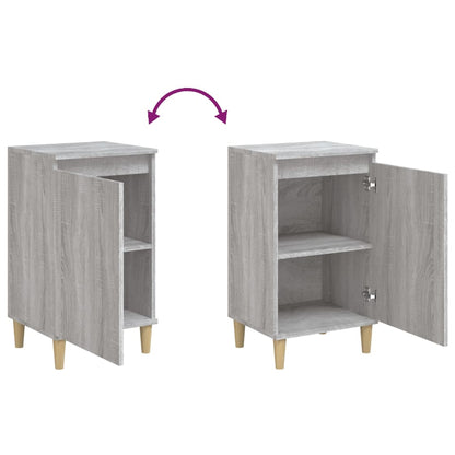 Nachttisch Grau Sonoma 40x35x70 cm Holzwerkstoff - Pazzar.ch