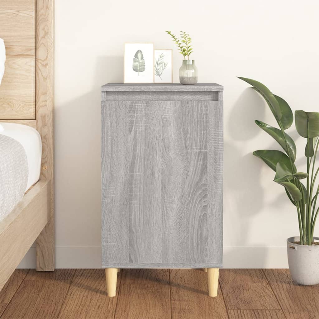 Nachttisch Grau Sonoma 40x35x70 cm Holzwerkstoff - Pazzar.ch