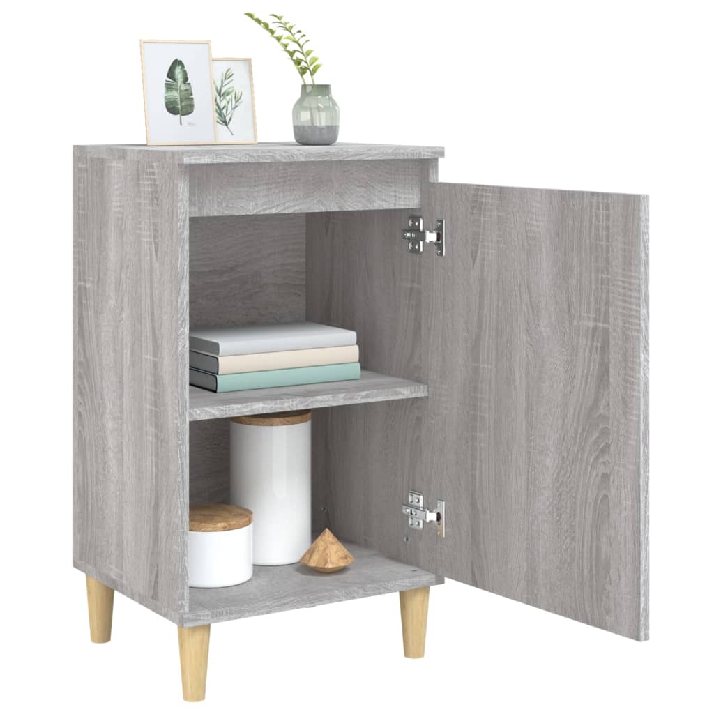 Nachttische 2 Stk. Grau Sonoma 40x35x70 cm Holzwerkstoff - Pazzar.ch