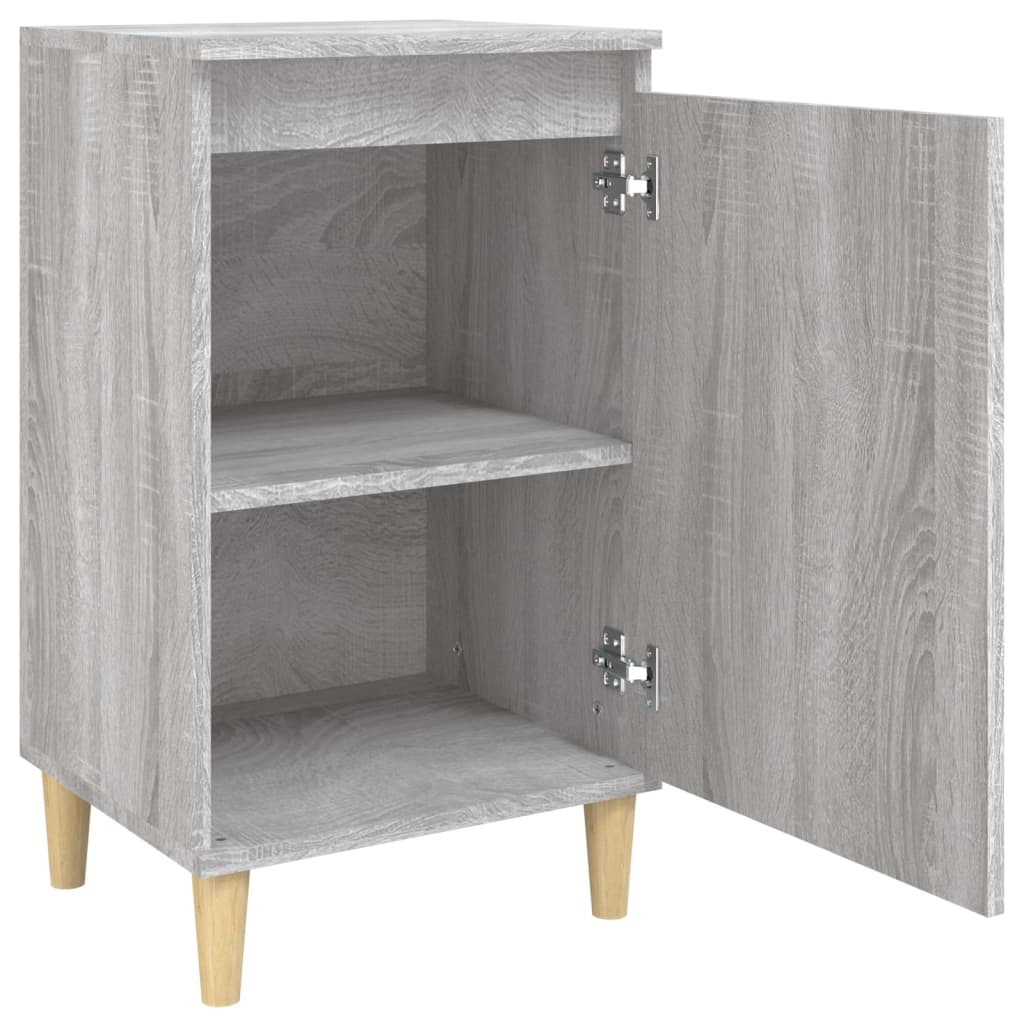 Nachttische 2 Stk. Grau Sonoma 40x35x70 cm Holzwerkstoff - Pazzar.ch