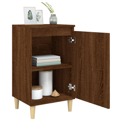 Nachttische 2 Stk. Braun Eichen-Optik 40x35x70 cm Holzwerkstoff - Pazzar.ch