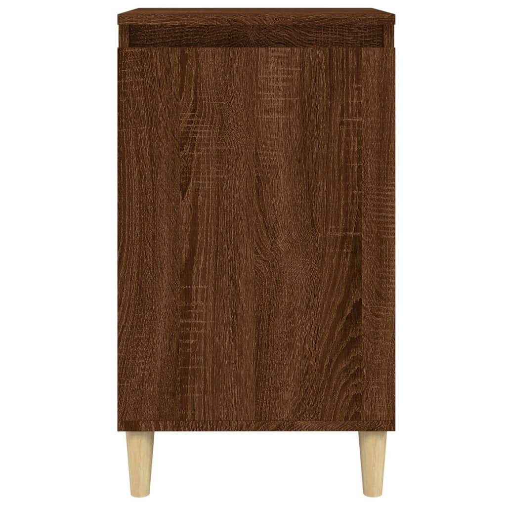 Nachttische 2 Stk. Braun Eichen-Optik 40x35x70 cm Holzwerkstoff - Pazzar.ch