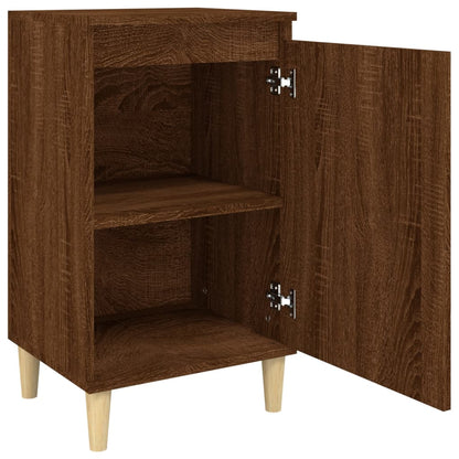 Nachttische 2 Stk. Braun Eichen-Optik 40x35x70 cm Holzwerkstoff - Pazzar.ch