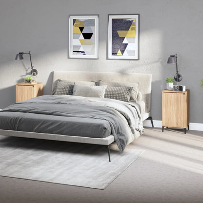 Nachttische 2 Stk. Sonoma-Eiche 40x35x70 cm Holzwerkstoff - Pazzar.ch