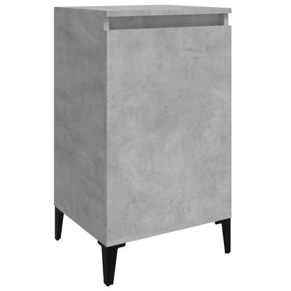 Nachttisch Betongrau 40x35x70 cm Holzwerkstoff - Pazzar.ch