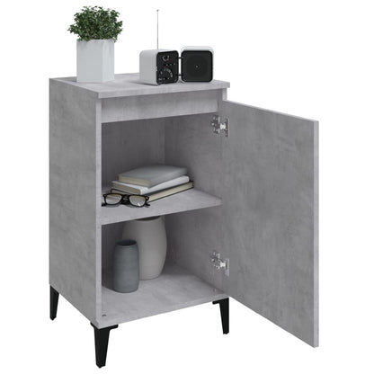 Nachttische 2 Stk. Betongrau 40x35x70 cm Holzwerkstoff - Pazzar.ch