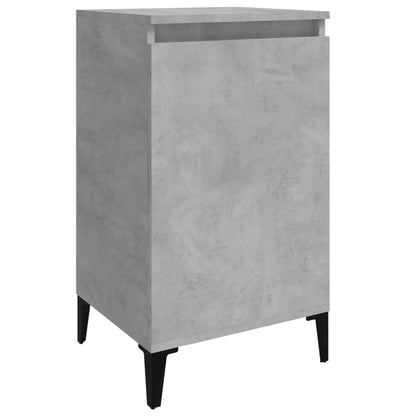Nachttische 2 Stk. Betongrau 40x35x70 cm Holzwerkstoff - Pazzar.ch