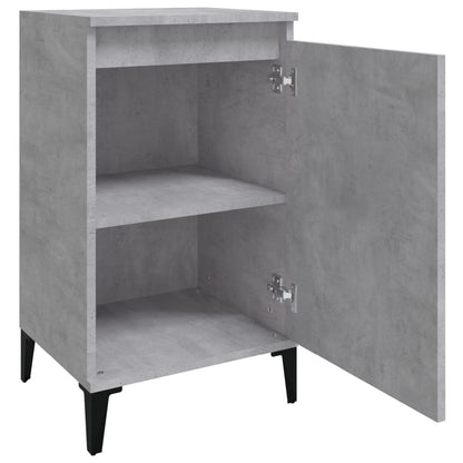 Nachttische 2 Stk. Betongrau 40x35x70 cm Holzwerkstoff - Pazzar.ch