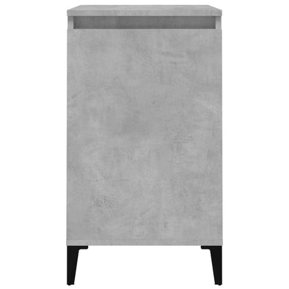 Nachttische 2 Stk. Betongrau 40x35x70 cm Holzwerkstoff - Pazzar.ch
