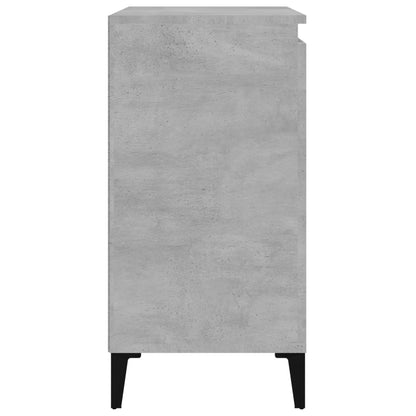 Nachttische 2 Stk. Betongrau 40x35x70 cm Holzwerkstoff - Pazzar.ch