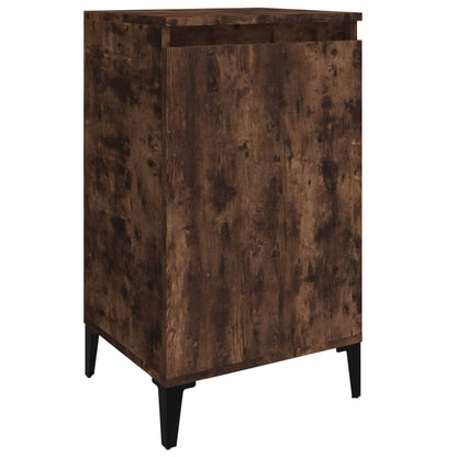 Nachttische 2 Stk. Räuchereiche 40x35x70 cm Holzwerkstoff - Pazzar.ch