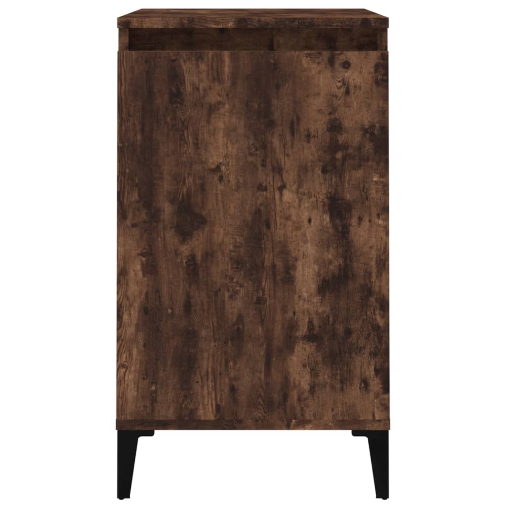 Nachttische 2 Stk. Räuchereiche 40x35x70 cm Holzwerkstoff - Pazzar.ch