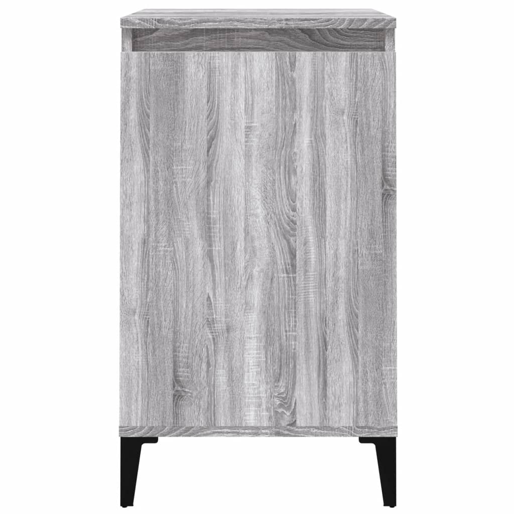 Nachttisch Grau Sonoma 40x35x70 cm Holzwerkstoff - Pazzar.ch