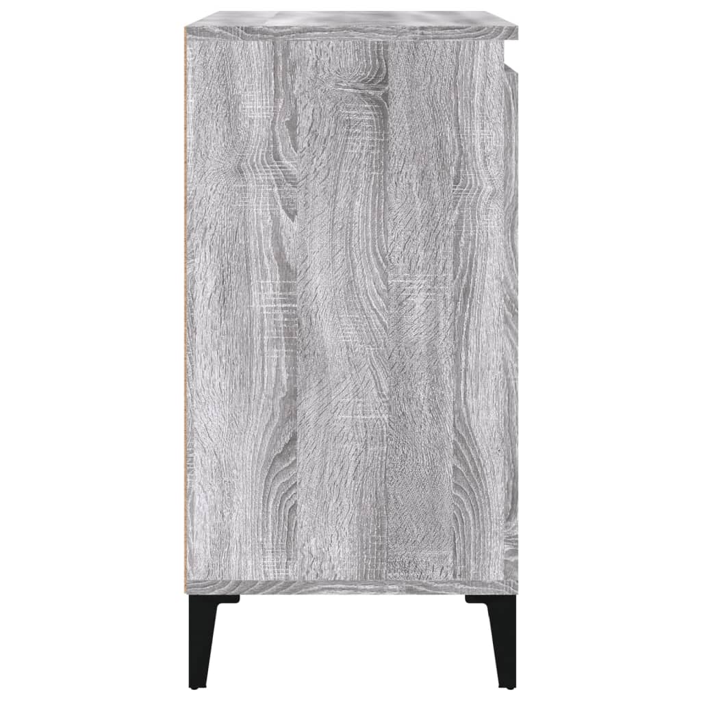 Nachttisch Grau Sonoma 40x35x70 cm Holzwerkstoff - Pazzar.ch