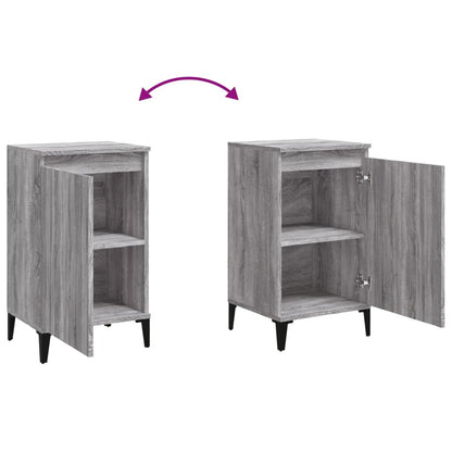 Nachttisch Grau Sonoma 40x35x70 cm Holzwerkstoff - Pazzar.ch