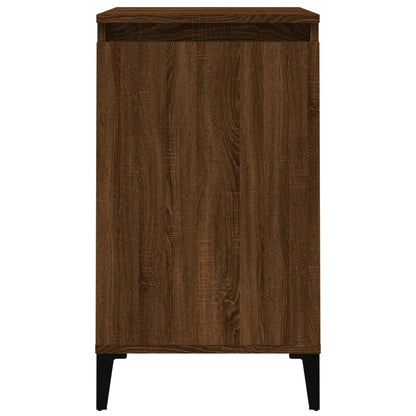 Nachttische 2 Stk. Braun Eichen-Optik 40x35x70 cm Holzwerkstoff - Pazzar.ch