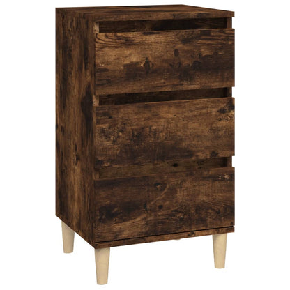 Nachttisch Räuchereiche 40x35x70 cm Holzwerkstoff - Pazzar.ch