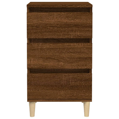 Nachttisch Braun Eichen-Optik 40x35x70 cm Holzwerkstoff - Pazzar.ch