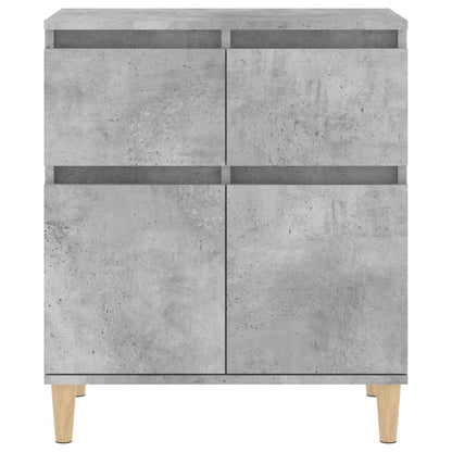 Sideboard Betongrau 60x35x70 cm Holzwerkstoff - Pazzar.ch
