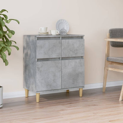 Sideboard Betongrau 60x35x70 cm Holzwerkstoff - Pazzar.ch