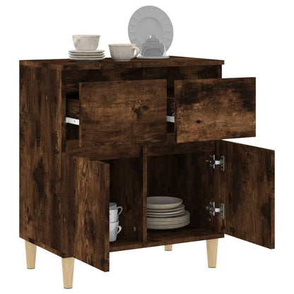 Sideboard Räuchereiche 60x35x70 cm Holzwerkstoff - Pazzar.ch