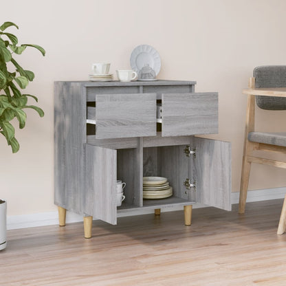 Sideboard Grau Sonoma 60x35x70 cm Holzwerkstoff - Pazzar.ch