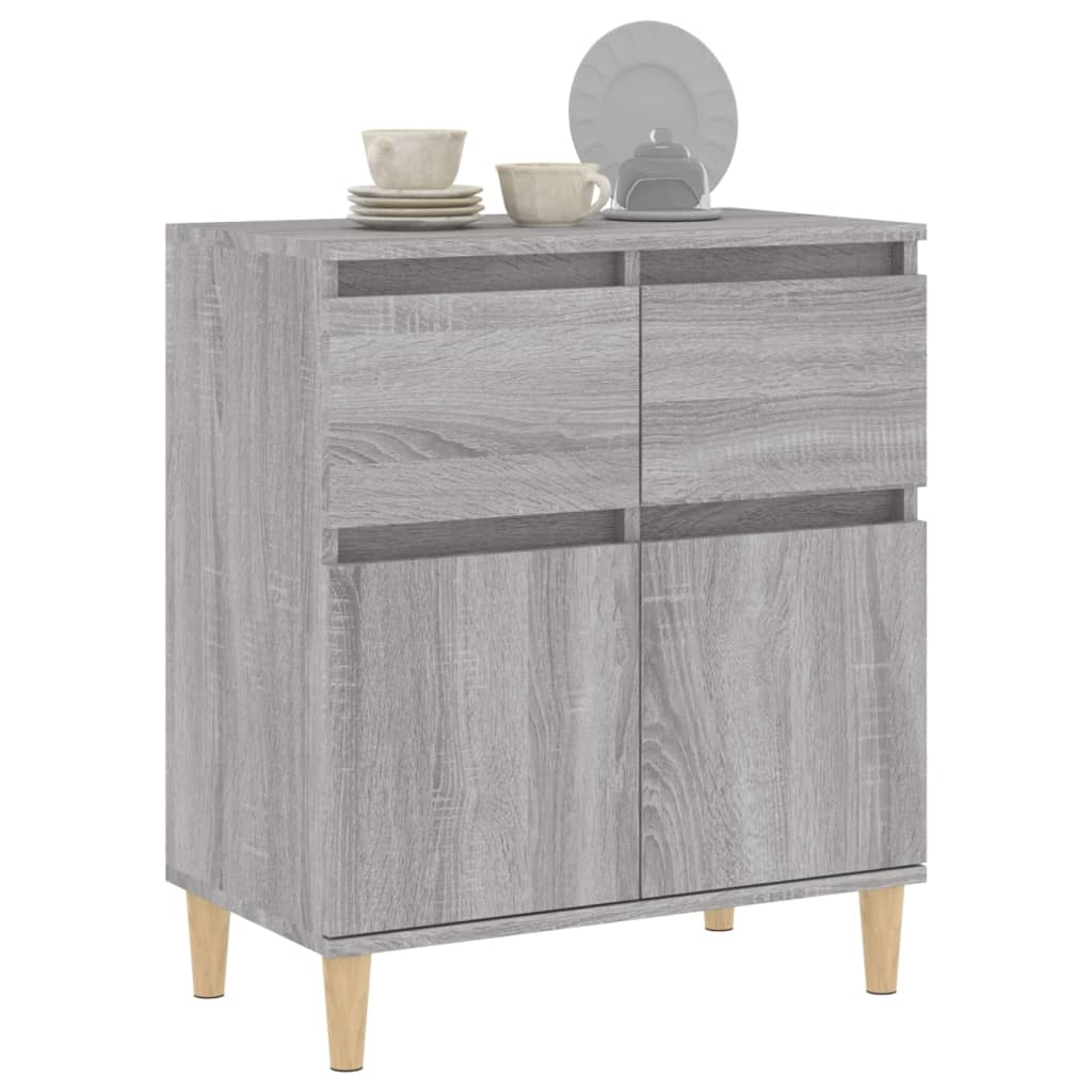 Sideboard Grau Sonoma 60x35x70 cm Holzwerkstoff - Pazzar.ch