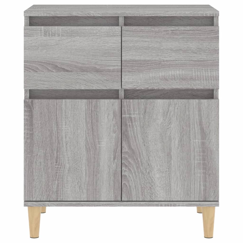 Sideboard Grau Sonoma 60x35x70 cm Holzwerkstoff - Pazzar.ch