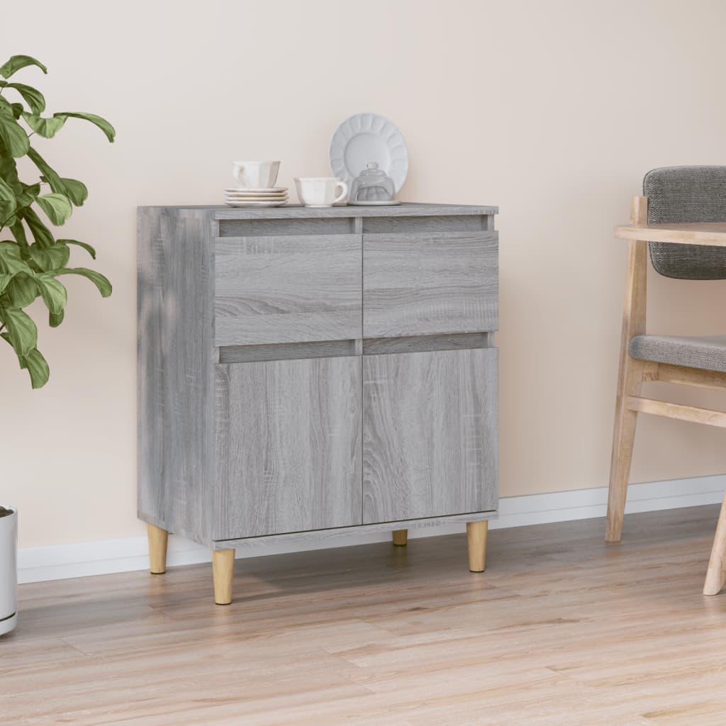 Sideboard Grau Sonoma 60x35x70 cm Holzwerkstoff - Pazzar.ch