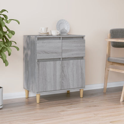 Sideboard Grau Sonoma 60x35x70 cm Holzwerkstoff - Pazzar.ch