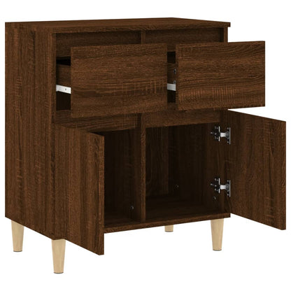 Sideboard Braun Eichen-Optik 60x35x70 cm Holzwerkstoff - Pazzar.ch