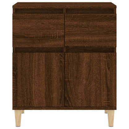 Sideboard Braun Eichen-Optik 60x35x70 cm Holzwerkstoff - Pazzar.ch